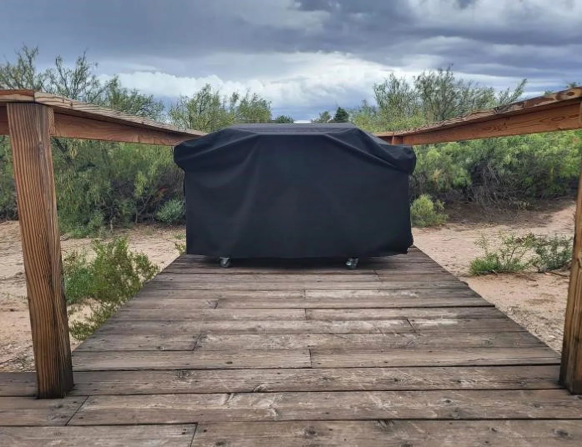 Heavy Duty 600D Polyester shield Fits 5482 Blackstone 36 inches Griddle Cooking Station with Hood,Also for Blackstone 28 inch XL,Outdoor Flat Top Gas Grill wrap with Straps