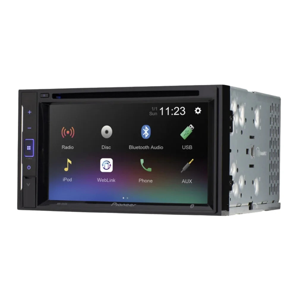KIT4942 Bundle for 2003-2009  4Runner Limited W/ Pioneer AVH-241EX Double DIN Car Stereo with Bluetooth/Backup Camera/Install Kit/in-Dash DVD/CD AM/FM 6.2" Touchscreen Digital Media Receiver