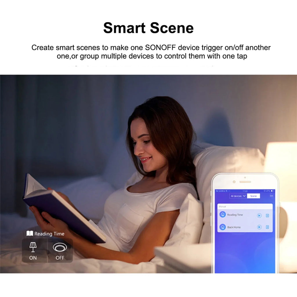 T3US2C-TX 2 Gang Smart WiFi Wall Light Switch 433Mhz RF Remote Control APP/Touch Control Timer US Standard Panel Smart Switch matching with Google Home/Nest & Alexa