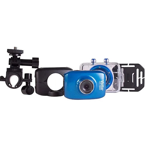 Vivitar DVR781 Pro Series 1.3 Megapixel 1.4" Display Action Camcorder with Accessories