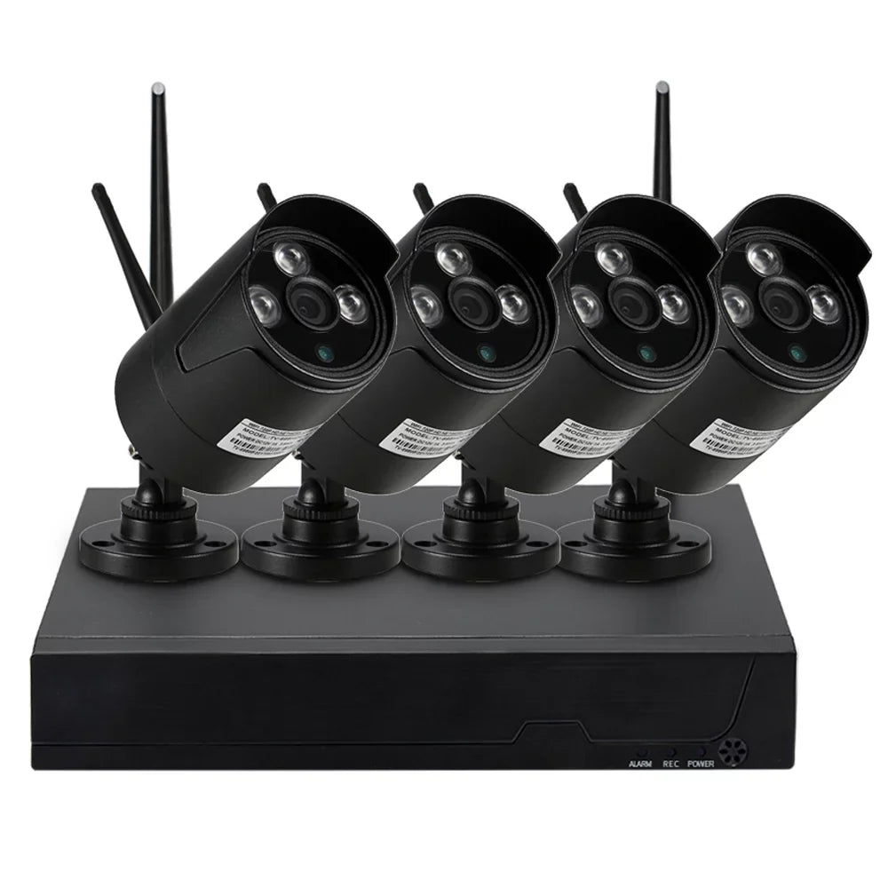 Dadypet 4CH 1080P WiFi NVR Kit with 4pcs Wireless IP Camera for CCTV System