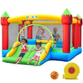 KLOKICK 15'x 12' Large Bounce House 840D Oxford Inflatable Bouncers for 6 Kids with Blower & Slide for 3-10 Years, Child, Adult, Infant, Teen, Tween