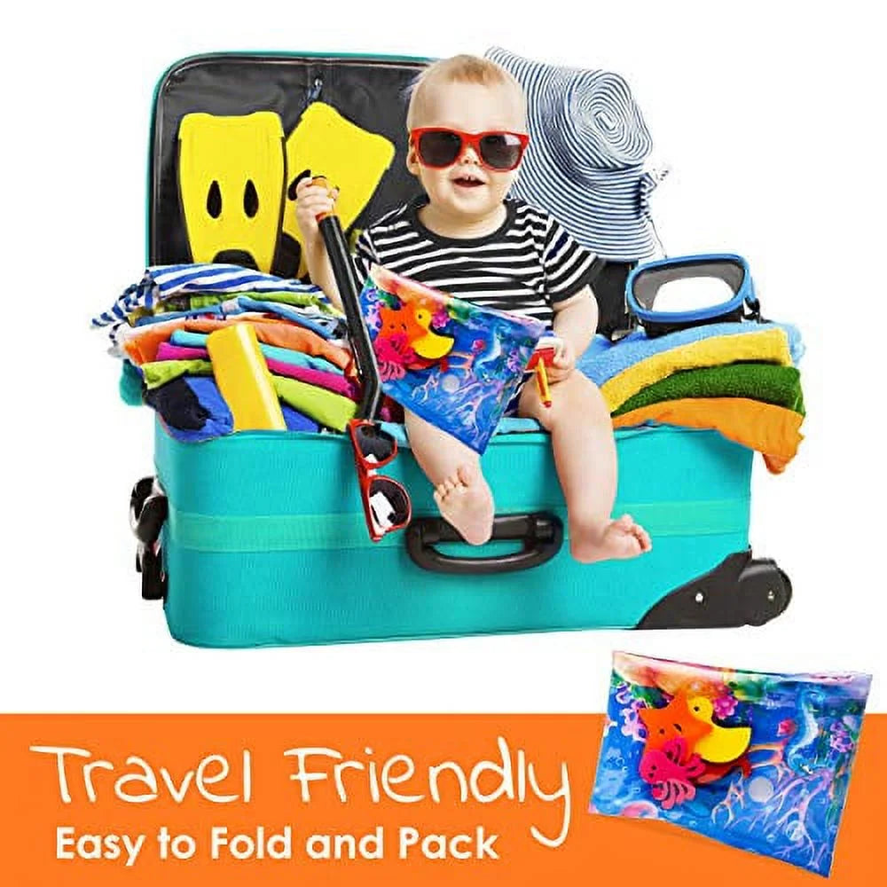 Splashin'kids Inflatable Tummy time Premium liquid mat Infants and Toddlers is The Perfect Fun time Play Activity Center Your Baby's Stimulation Growth