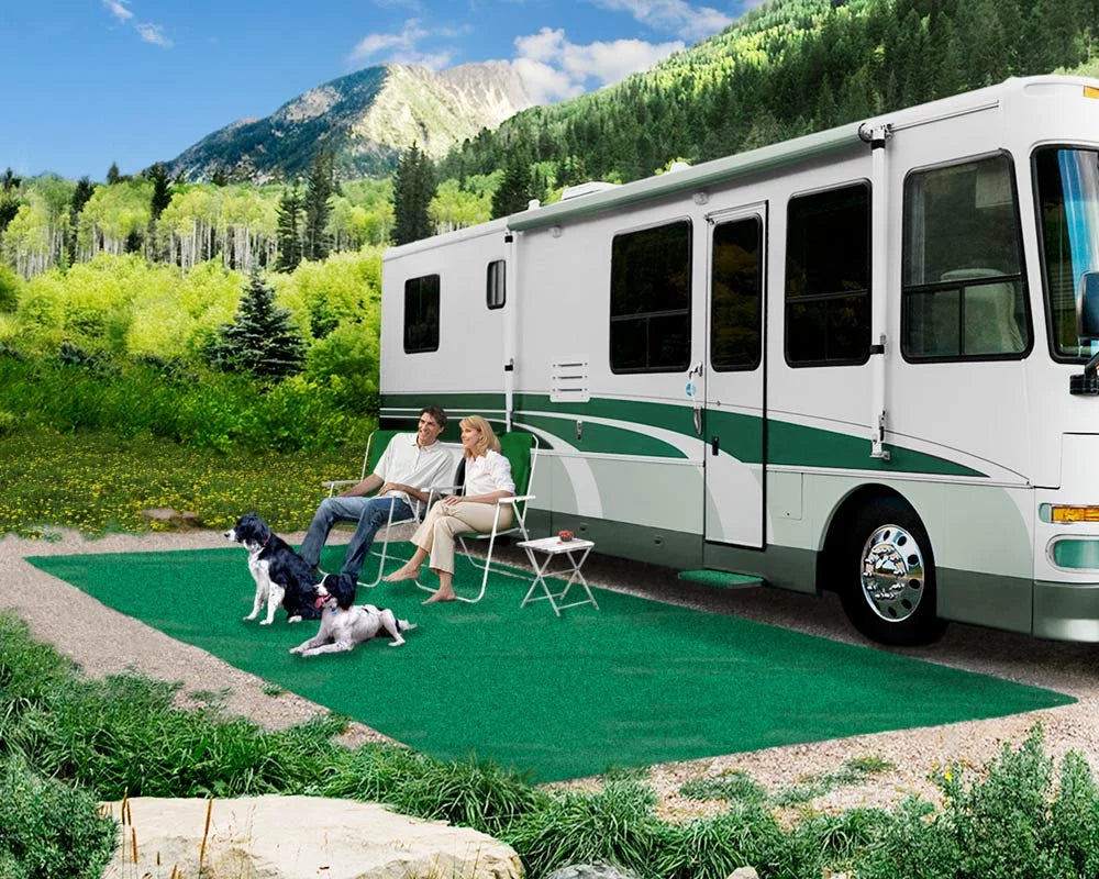 x 15 Ft.. Prest-O-Fit 2-0150 Patio Rug Green 6 Ft