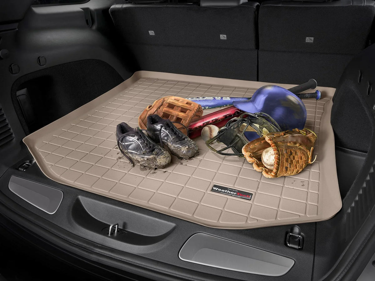 WeatherTech Cargo Trunk Liner with Bumper Protector suitable with 2013-2014  RAV4 - Behind 2nd Row Seating With Bumper Protector, Black