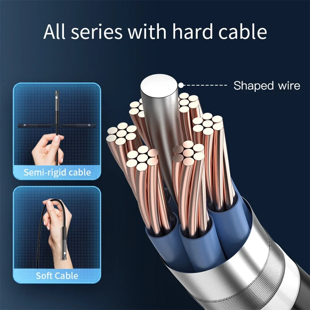 Type-C Endoscope Inspection Borescope Camera 7.9mm Built-in Adjustable LED Lights IP67 Waterproof for Android IOS Mobile Phone