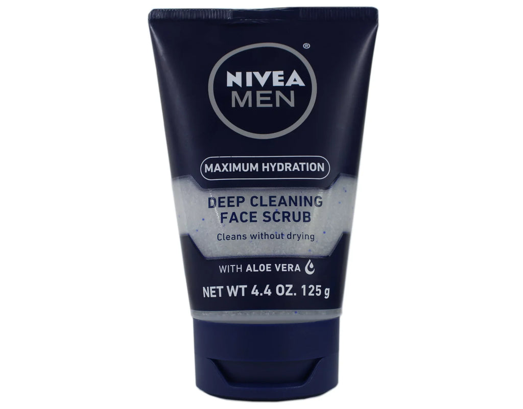 4 Pack - Nivea for Men Energizing Face Scrub 4.4 oz (125 g) Each