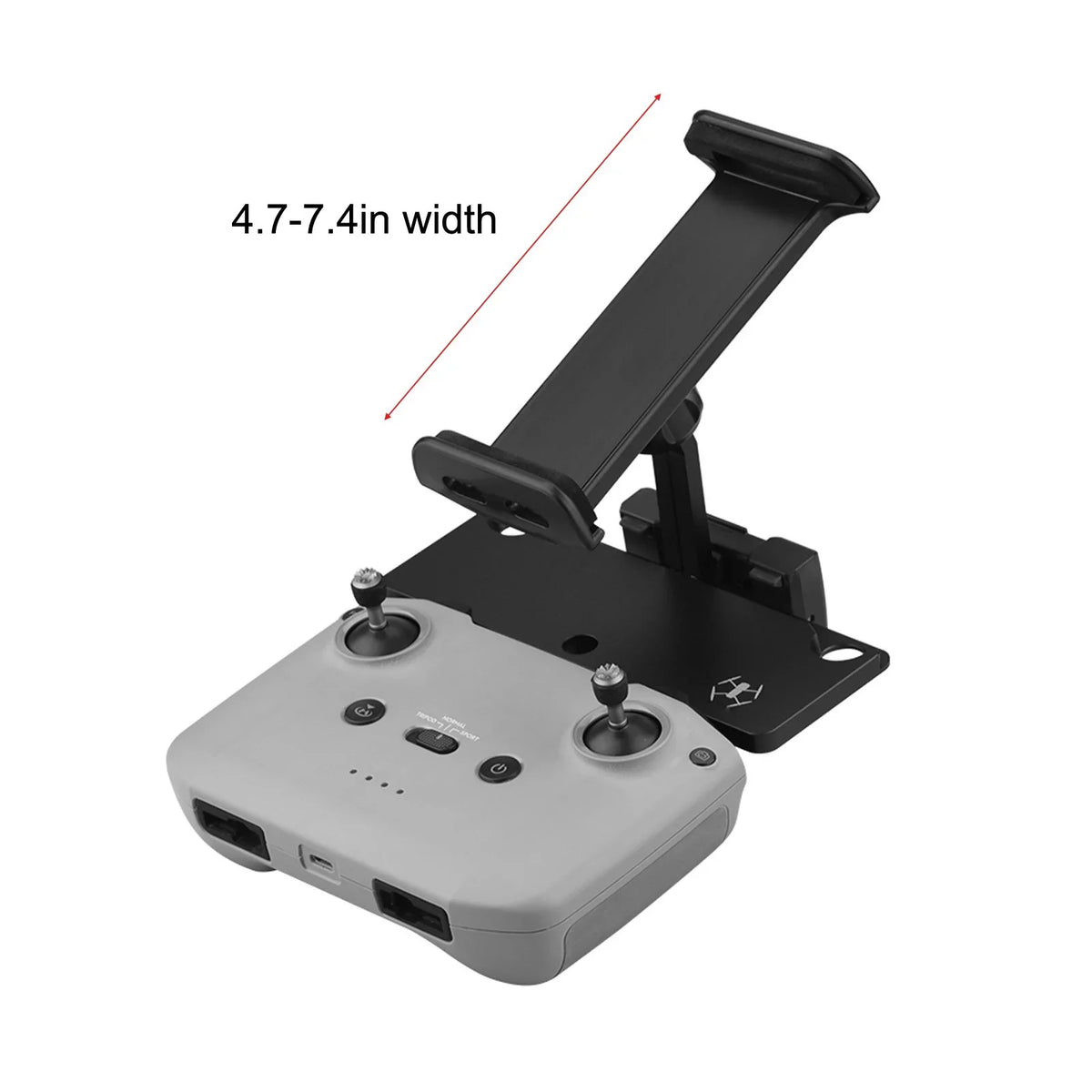 ZiSUGP Pad Holder 5 To 12inch Holder Remote Control Tablet Mount Holder suitable With DJI Drone Controller Accessory Go Pro 360 Case