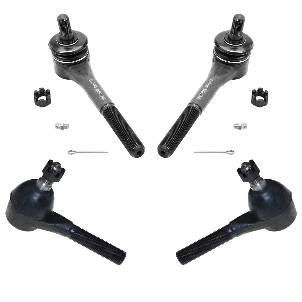 Detroit Axle - 16pc Front Suspension Kit for 1998-2002 Mercury Grand Marquis Lincoln Town Car  Crown Victoria, Ball Joints Tie Rods Pitman Idler Arms Adjusting Sleeves Front Rear Sway Bars