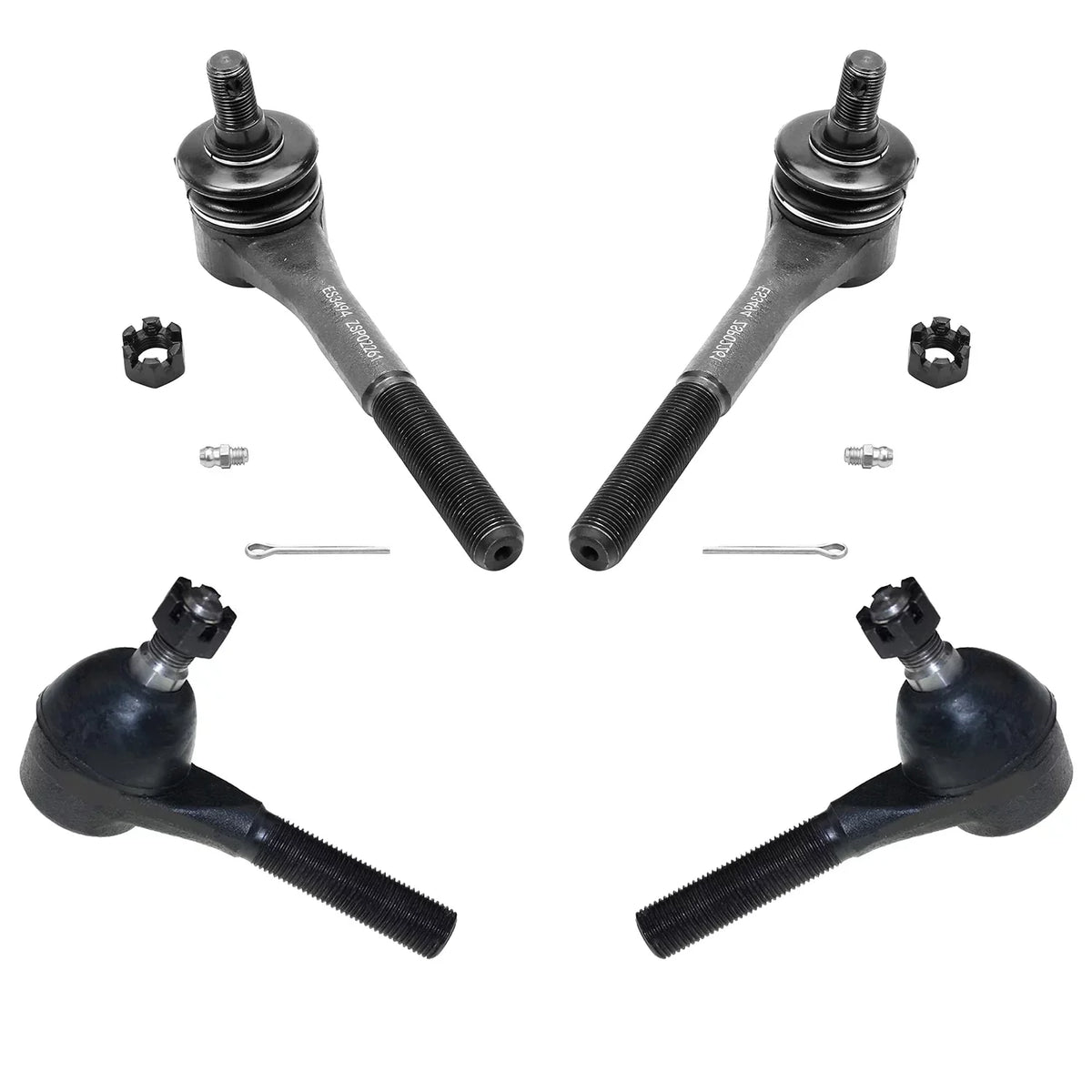 Detroit Axle - 16pc Front Suspension Kit for 1998-2002 Mercury Grand Marquis Lincoln Town Car  Crown Victoria, Ball Joints Tie Rods Pitman Idler Arms Adjusting Sleeves Front Rear Sway Bars