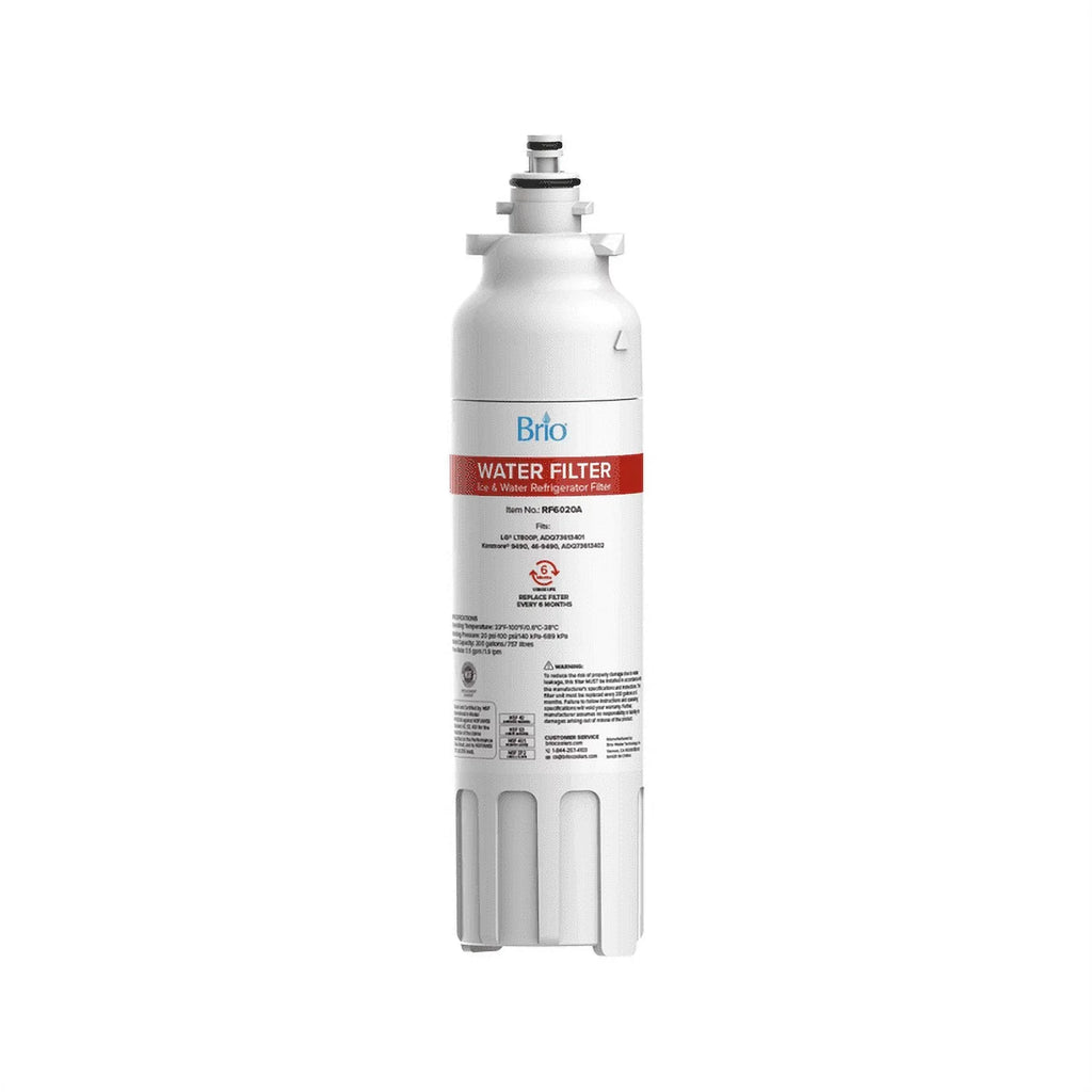 Brio 6020A Refrigerator aqua Filter Replacement suitable With  LT800P, ADQ73613401 Kenmore 9490, 46-9490, ADQ73613402