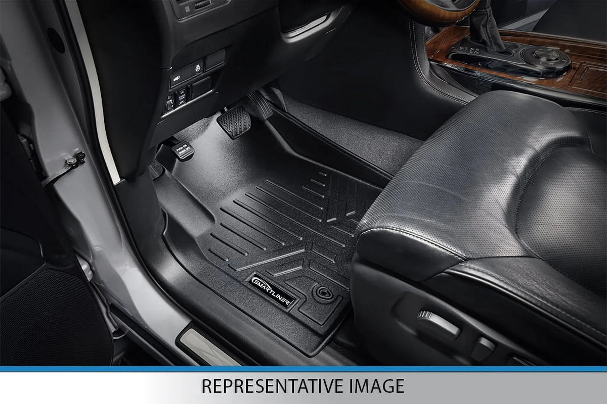 Floor Mats 2 Row Liner Set for 2014-2021  Transit Connect, Black. Smartliner SA0363-B0478 36 x 5 x 28 in