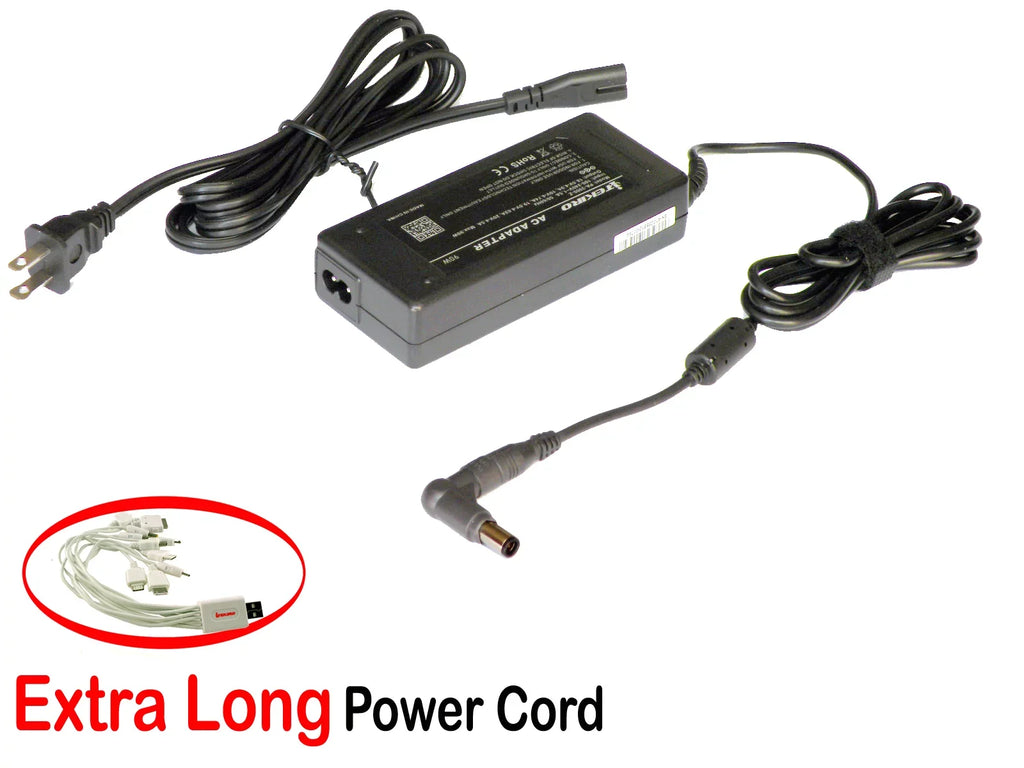 iTEKIRO 90W AC Adapter for  Latitude XFR D630, XT Tablet PC, XT2, XT2n, XT3 - P05S001, Z, Zn; Precision 15 3540, 15 3541, M1210, M140, M20, M2300