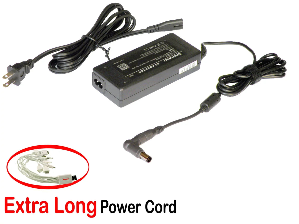 iTEKIRO 90W AC Adapter for  Latitude XFR D630, XT Tablet PC, XT2, XT2n, XT3 - P05S001, Z, Zn; Precision 15 3540, 15 3541, M1210, M140, M20, M2300