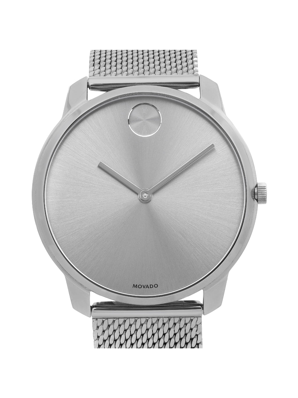 Movado Bold 40mm Grey Ion-Plated Stainless Steel Gray Dial Mens Watch 3600599