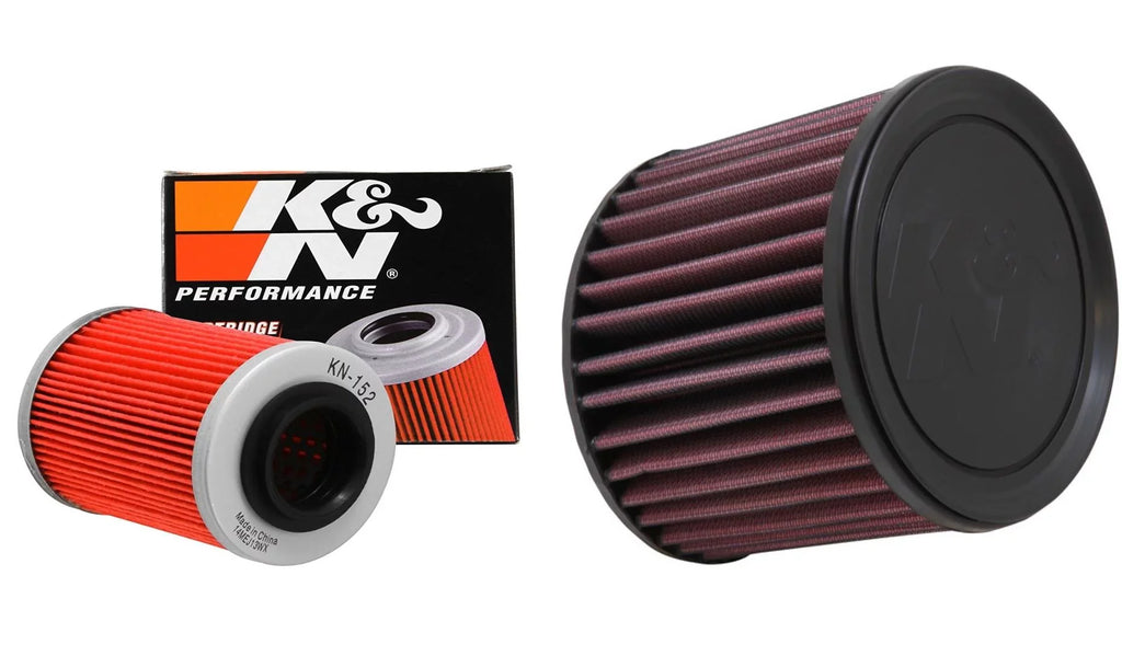 K&N Air and Oil Filter Black Kit for ATV/UTV CAN-AM Renegade 800R EFI X xc 2012