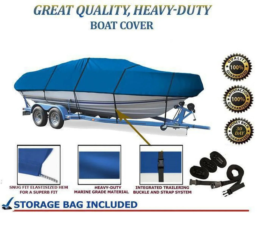 BLUE, top-notch high-grade craft protector appropriate for FOUR WINNS SUNDOWNER 195 CUDDY O/B 1993-1994