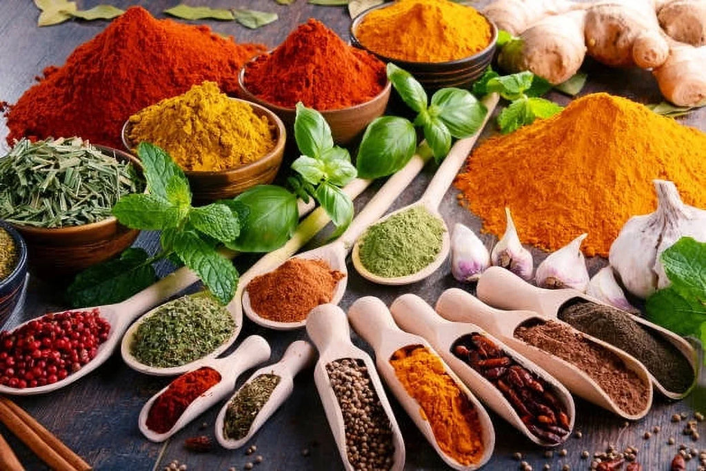 Ultimate Pantry SEASONING, HERB, SPICE and SEASONED SALT Set | 40 Count | Premium | Everything Your Spice Rack Needs | Hand Crafted by June Moon Spice Company