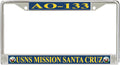 USNS Mission Santa Cruz AO-133 License Plate Frame