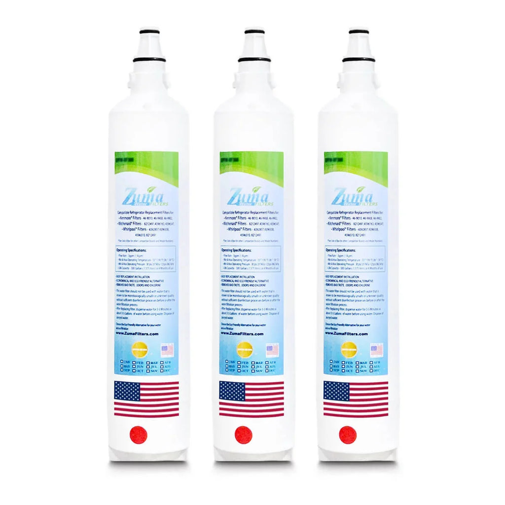 ZUMA Brand , moisture Filters , Model # ZWFZ1-RF750 , appropriate with Subzero® BI36UIDSPHRH - 3 Pack - Made in U.S.A.