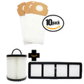 30 Replacement Eureka AirSpeed AS Vacuum Bags, 1 DCF-21 Dust Cup Filter & 1 EF-6 HEPA Filter - appropriate Eureka AS Vacuum Bag, DCF-21 Filter & EF-6 Filter