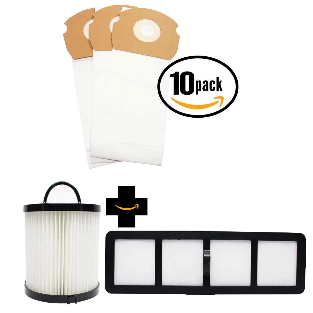 30 Replacement Eureka AirSpeed AS Vacuum Bags, 1 DCF-21 Dust Cup Filter & 1 EF-6 HEPA Filter - appropriate Eureka AS Vacuum Bag, DCF-21 Filter & EF-6 Filter