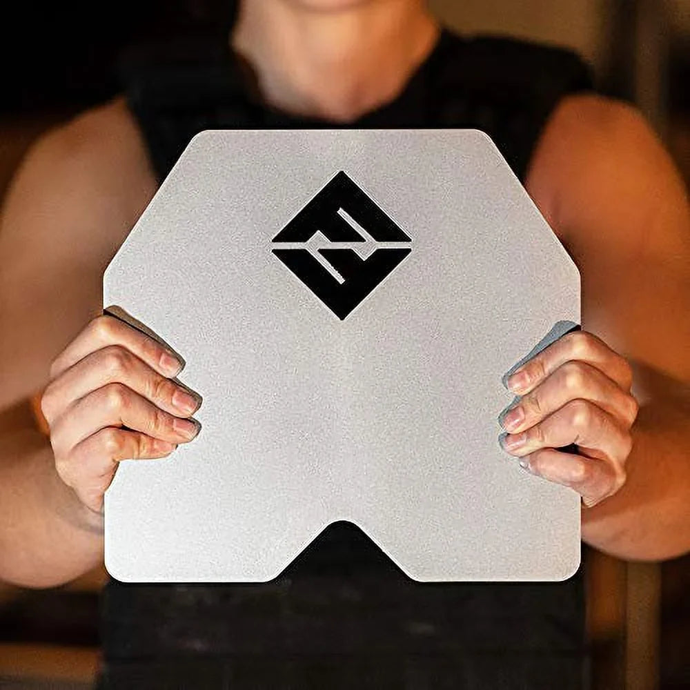 Weight Vest Plates - 8.75 LB Plates Sold In A Pair - 20LB Total Vest Weight - F&F Fitness - matching With Most Vests, Weight Carrier - Crossfit Training – Plates For Weighted Vest Workouts