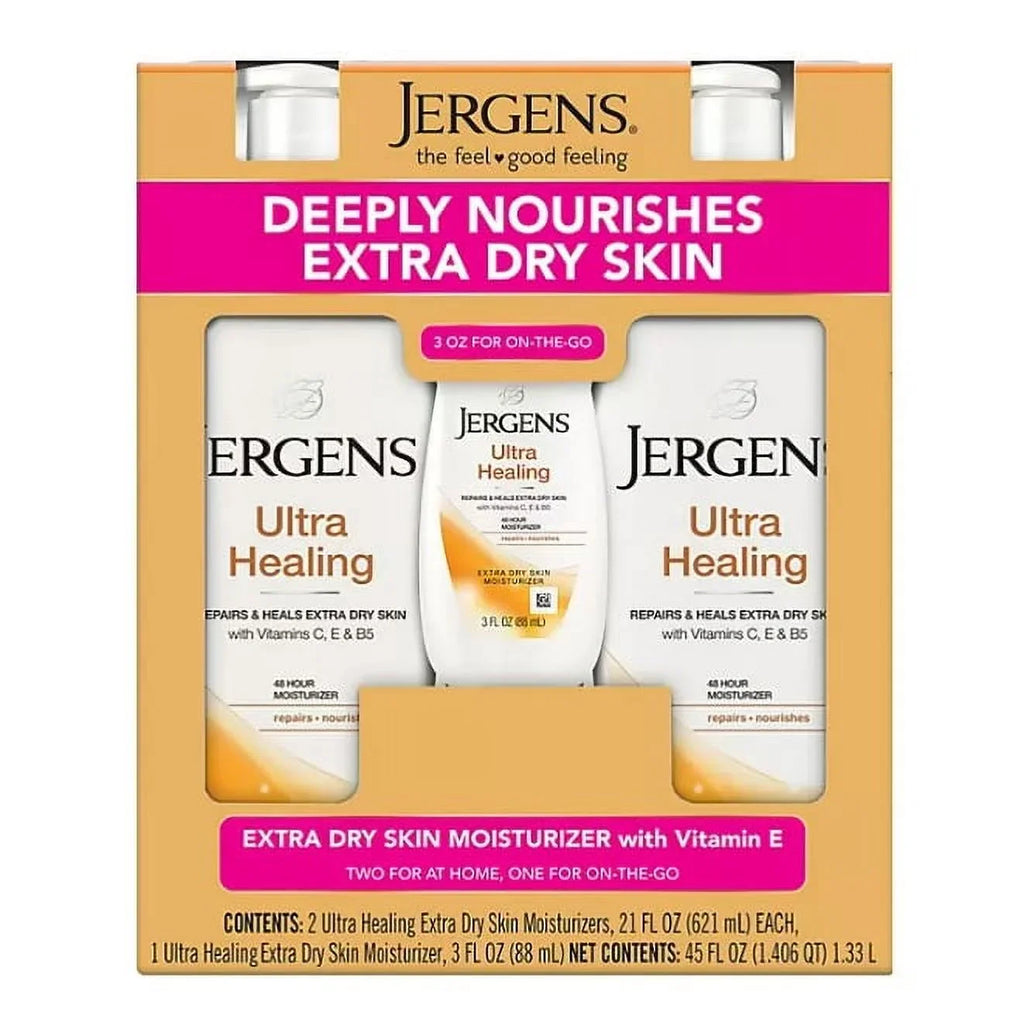 '+ 3 oz.). oz., 2 pk. Jergens Ultra Healing Extra Dry Skin Moisturizer (21 fl