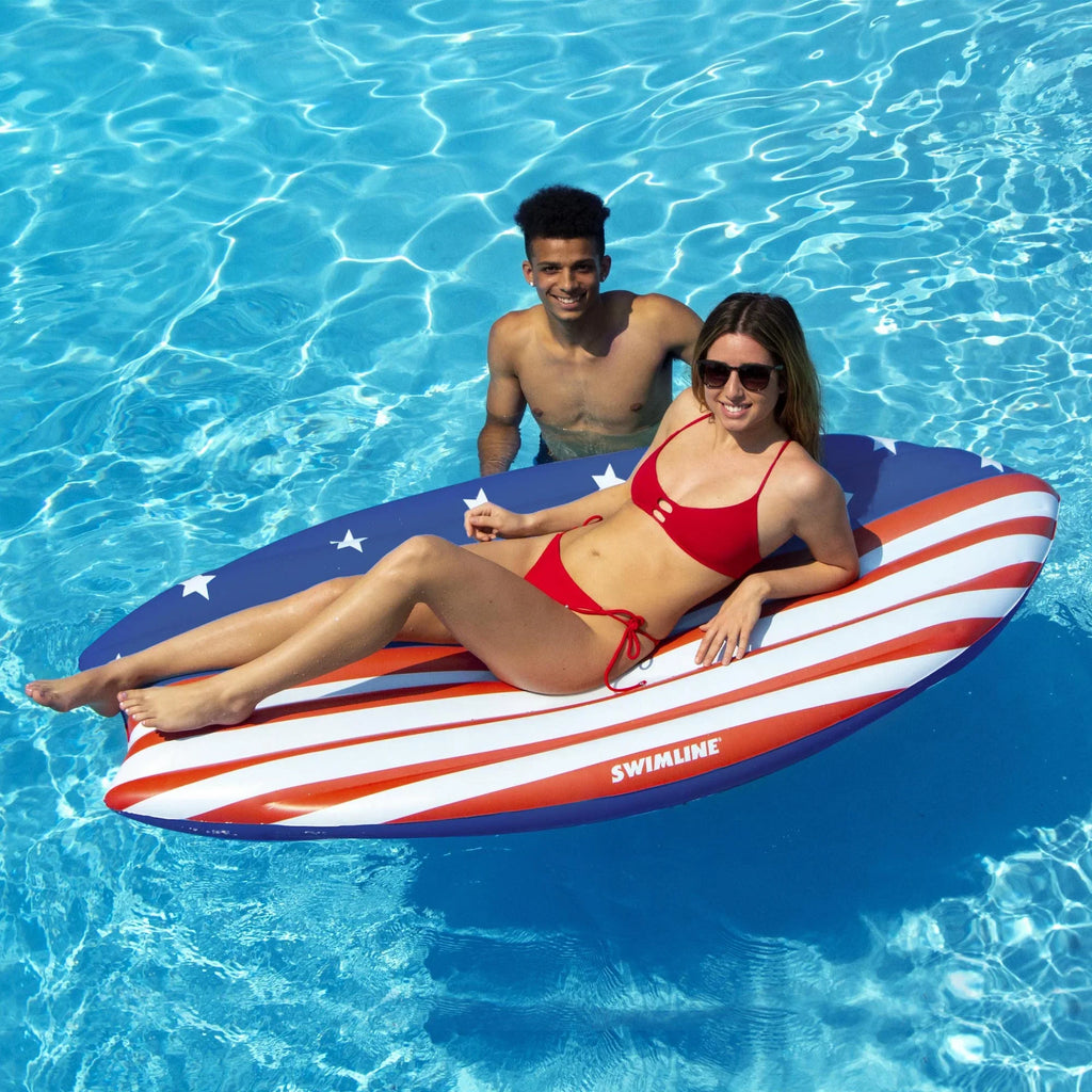 Swimline Americana Surfer Inflatable Pool Mattress