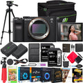 a7C Mirrorless Full Frame Camera Body ILCE7C/B Black Bundle with Deco Gear Photography Case