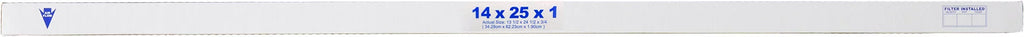 14x25x1 (13_1/2x24_1/2) Furnace Air Filters MERV 8 Pleated Plus Carbon 12 Pack