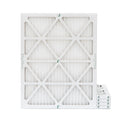 ( Quantity 5 ) Exact Size: 19-1/2 x 21-7/8 x 7/8. 20x22x1 MERV 10 Pleated HVAC Air Filters by Glasfloss