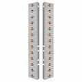 United Pacific 34476 Air Cleaner Light Bar   Front, Stainless Steel, With