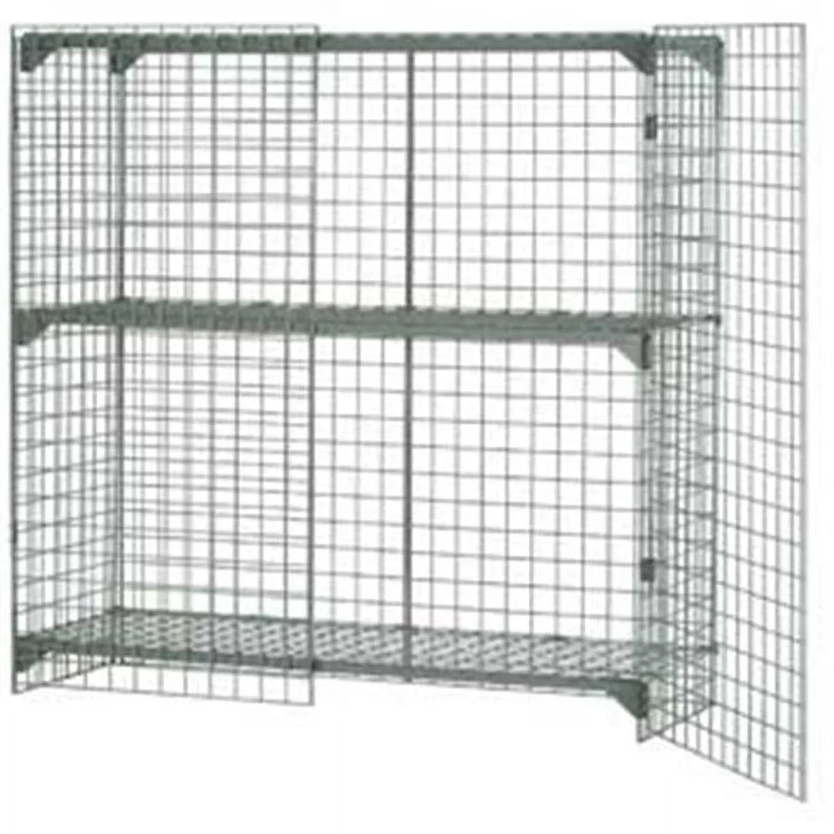 Wire Mesh Security Cage - Ventilated Locker. Global 184083 36 x 24 x 36 in