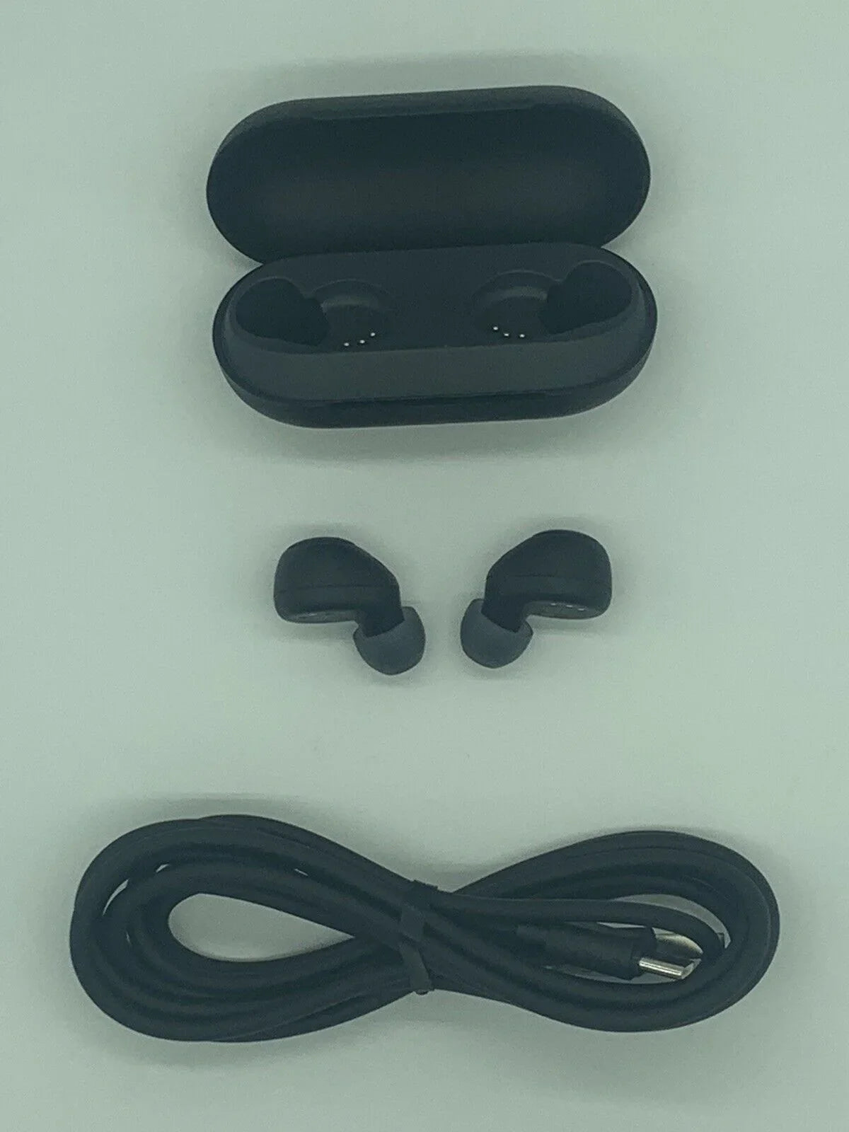 Restored  WFC700N/B Truly Wireless Noise Canceling In-Ear Headphones, Black (Refurbished)