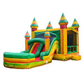 JumpOrange Commercial Grade Bounce House aqua Slide with Pool for Kids and Adults (with Blower), Fiesta Theme