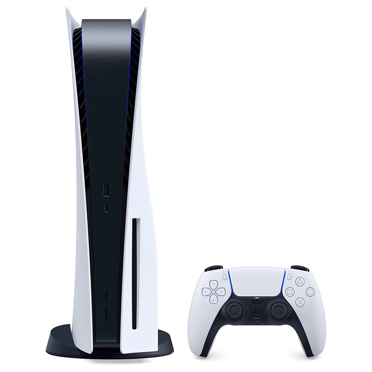 Playstation 5 Disc Version ( PS5 Disc) with White Extra Controller, MLB The Show 21 and Microfiber Cleaning Cloth Bundle