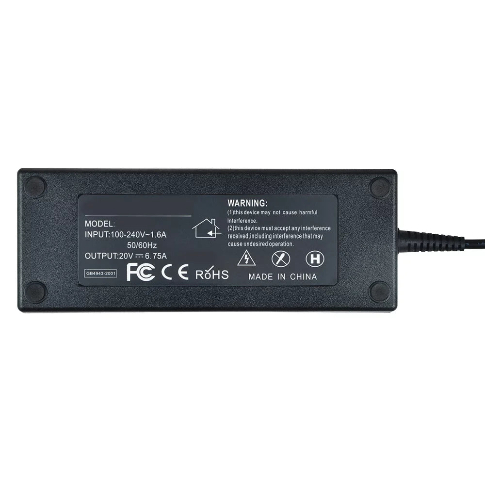CJP-Geek 135W AC Power Adapter Charger Supply for  Y50-70AS-ISE ADL135NLC3A Cord