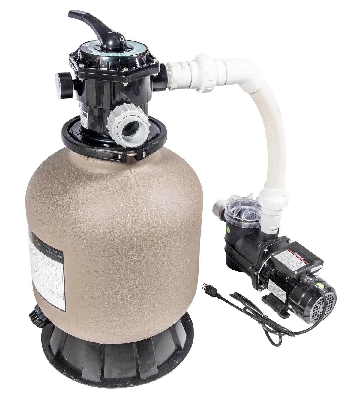 Above-Ground Swimming Pool Sand Filter System with 0.35  Pump
