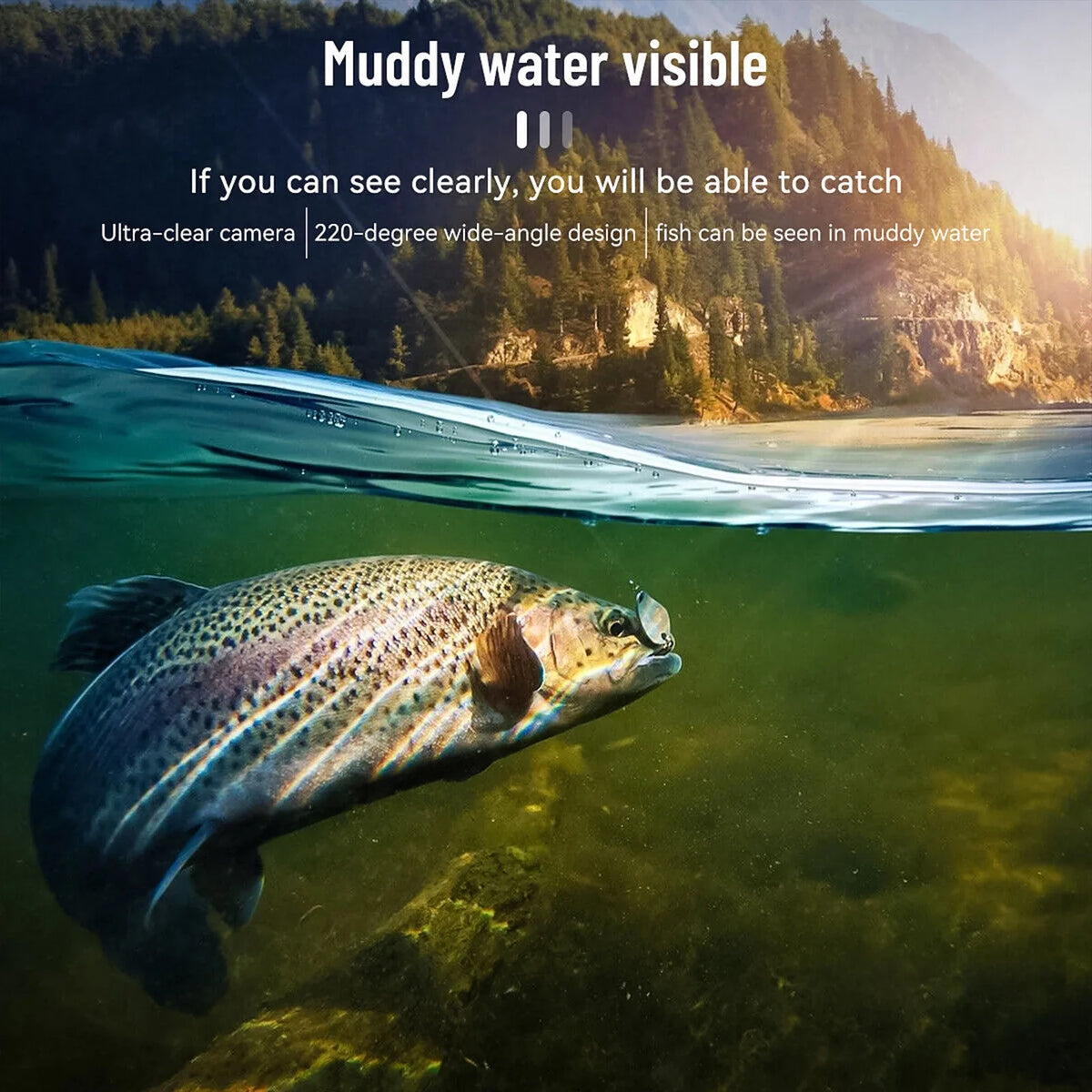 4.3 inch 1000TVL Fish Finder Ice Fishing Underwater Fishing Camera for Ice Sea River Fishing ship