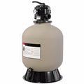 XtremepowerUS Sand Filter System 19", Pressure aqua, 360 degree rotation of valve 24,000 Gallons, Gray