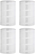 4 Filters. Particle and Activated Carbon. Nispira HEPA Blue Pure 411 Replacement Filter appropriate with Blueair Blue Pure 411 Air Purifiers
