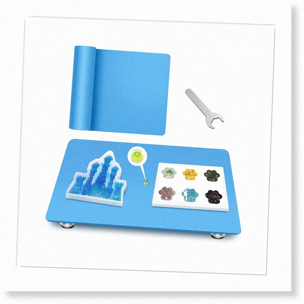 Perfect Resin Supplies & Multipurpose Leveling Table for Flawless Results! #Resi. ResiLevel Pro - The Ultimate 16" x 12" Adjustable Leveling Board for Epoxy Resin & Acrylic Pouring