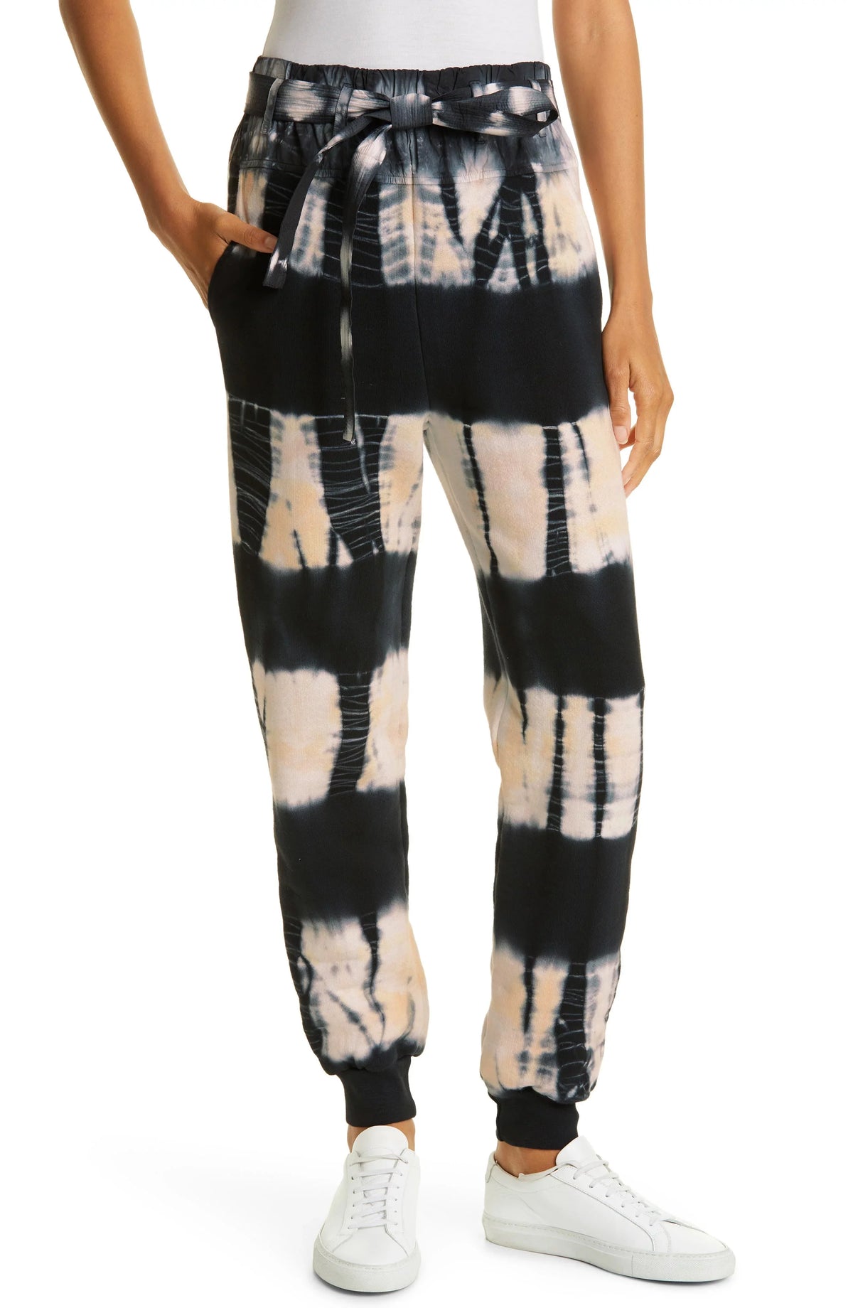 Ulla Johnson Haven Tie Waist Pants in Atlantic Tie Dye Nordstrom, Size Large