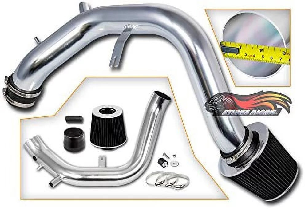 Rtunes Racing Cold Air Intake Kit + Filter Combo BLACK matching For 04-08 Acura TSX