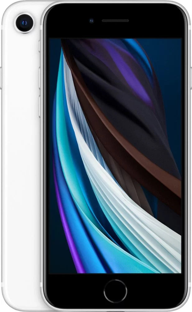 Restored  iPhone SE 2 64GB White LTE Cellular Verizon MX9L2LL/A (Latest Model) (Refurbished)