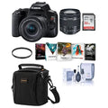 EOS Rebel SL3 DSLR Camera with EF-S 18-55mm f/4-5.6 IS STM Lens - Black - Bundle With Camera Case, 32GB SDHC Card, 58mm UV Filter, Cleaning Kit, Pc Software Package