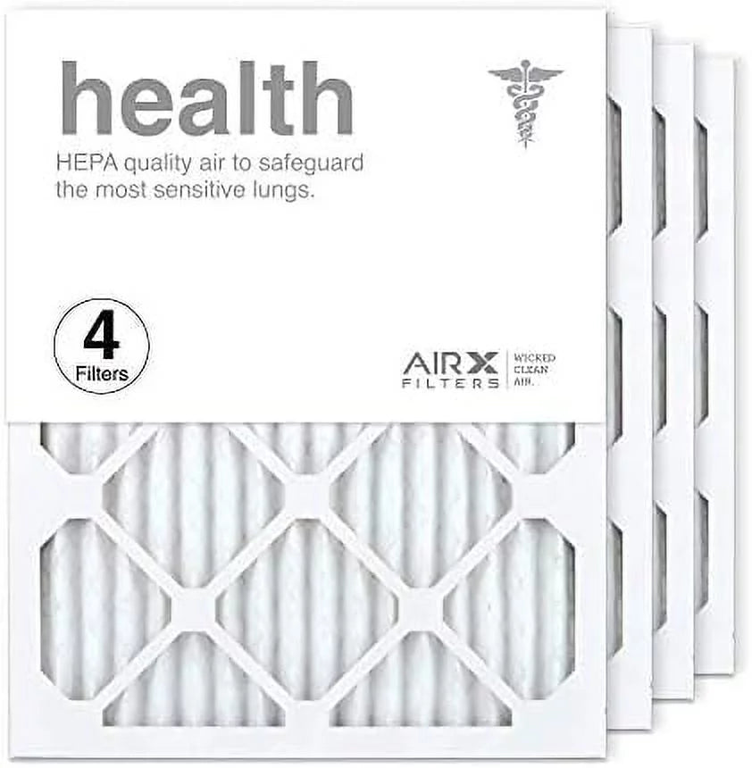 16X20x1 Air Filter MERV 13 Pleated HV Furne Air Filter, Health 4-Pk Made In The
