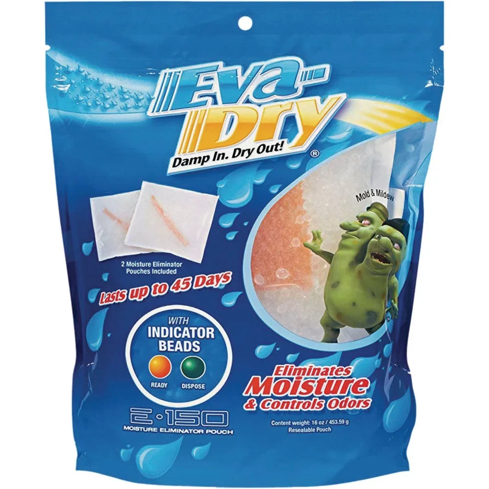 Moisture Eliminator Pouch (2 Count) E-150 E-150 640723. Eva-Dry 8 Oz