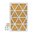 Actual Size: 17-1/2 x 23-1/2 x 1-3/4. 3 Pack of 18x24x2 MERV 11 Pleated 2" Inch Air Filters by Glasfloss